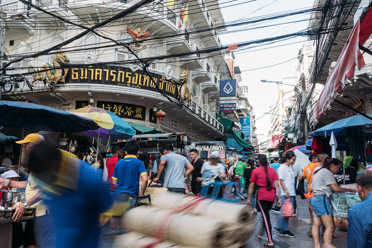 Bangkok's busy street life